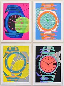 Big Four Kunstwerk Uhren Bilder